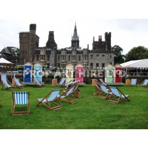 Beach Huts At Cardiff Castle
